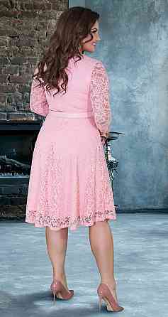 Гипюровое платье с ремешком большого размера (44) Киев