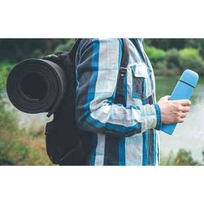 Туристичний килимок Poputchik 10 х 1800 х 600 мм Сірий (16-076-IS) Вінниця