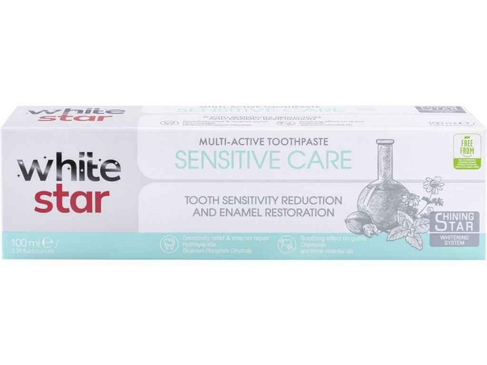 Зубна паста 100мл Sensitive Care ТМ WHITE STAR Solmir Solmir Solmir Київ - фото 1
