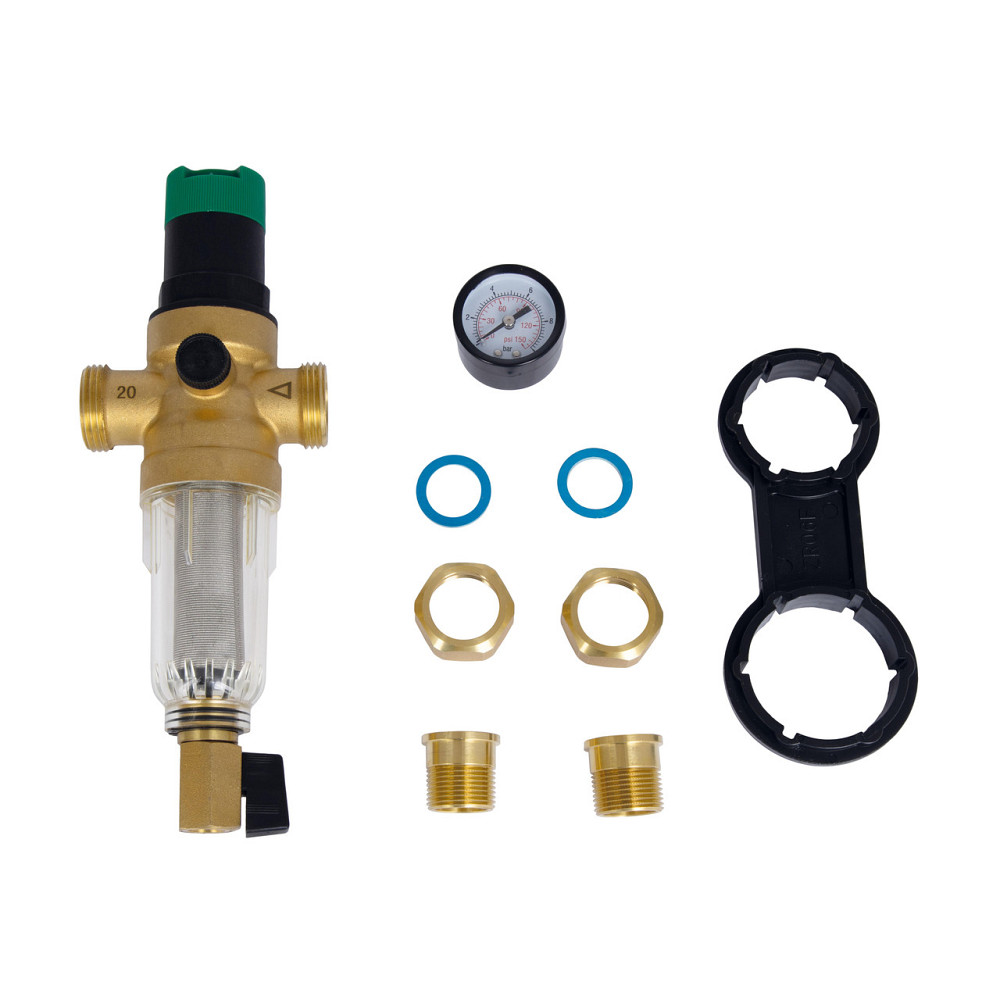 Фільтр самопромивний Thermo Alliance Forte 3/4" з редуктором для холодної води SF128W20C Київ - фото 6