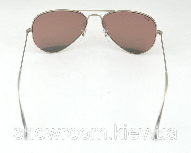 Женские солнцезащитные очки в стиле RAY BAN aviator 3026 (019/Z2) Lux Киев - изображение 4