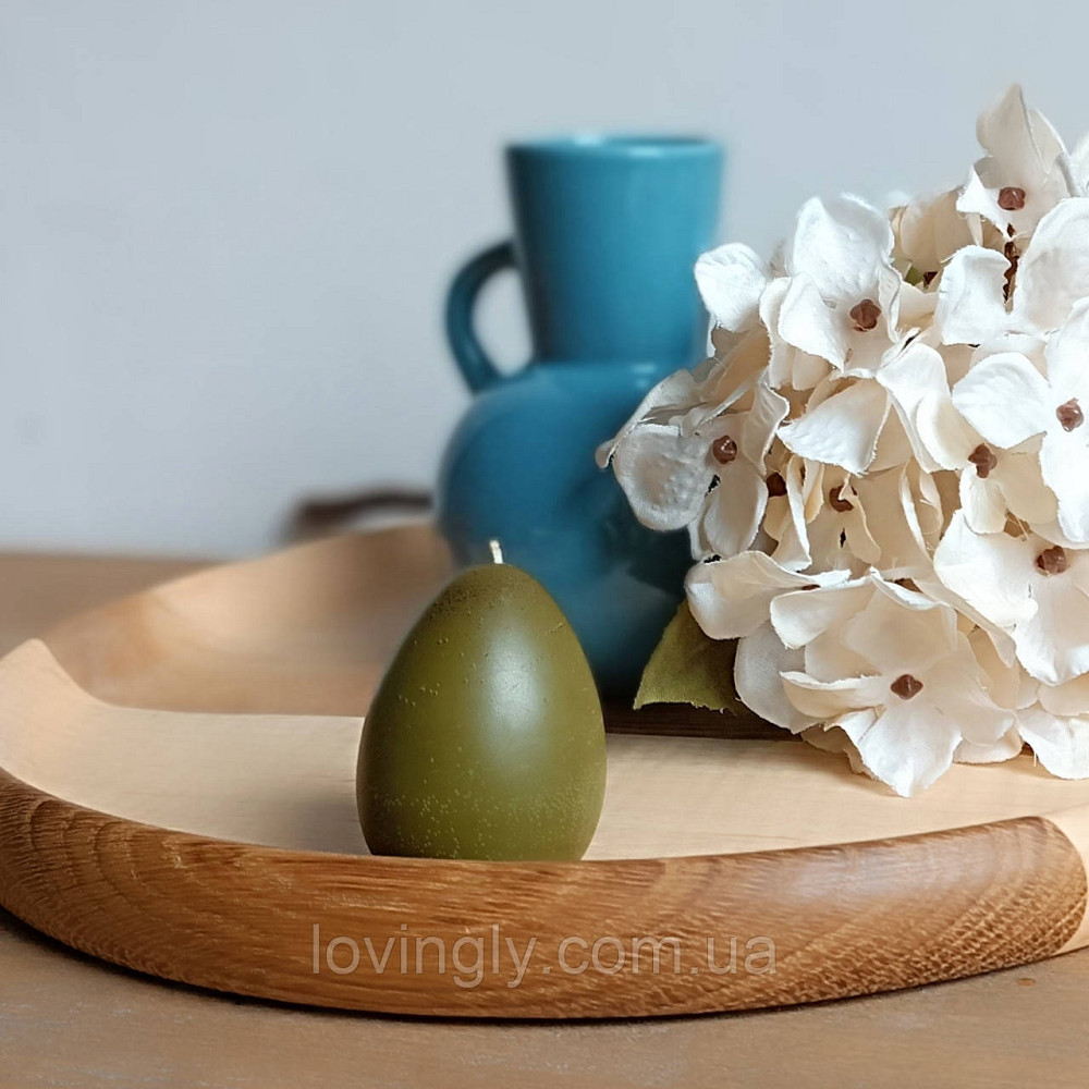 Пасхальная свеча в форме яйца 6*4 см Ирпень - изображение 1