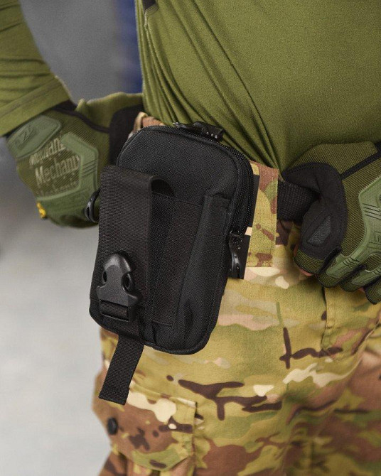 Подсумок тактический SILVER KNIGHT ULTIMATUM black ВТ1017 Одесса - изображение 1