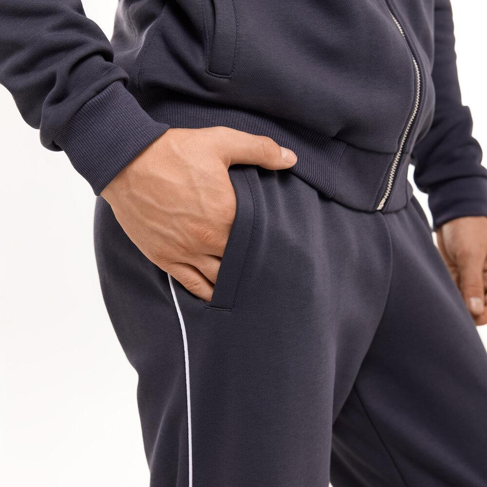 Спортивний костюм чоловічий темно-сірий кофта зі штанами Pobedov Brume Київ - фото 8