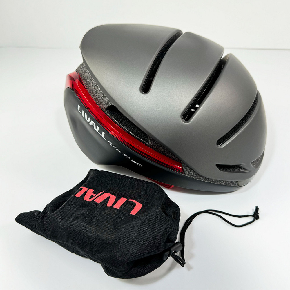 Захисний шолом Livall EVO21 (L) Dark Night (58-62см), передній та задній ліхтар поворотів та стопів, додаток, Bluetooth, пульт Київ - фото 7