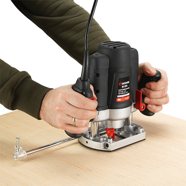 Фрезер ручний електричний 230 В, 1,2 кВт, 16000-30000 об/хв, цанга 6/8 мм, кейс INTERTOOL WT-0920 Киев - изображение 10