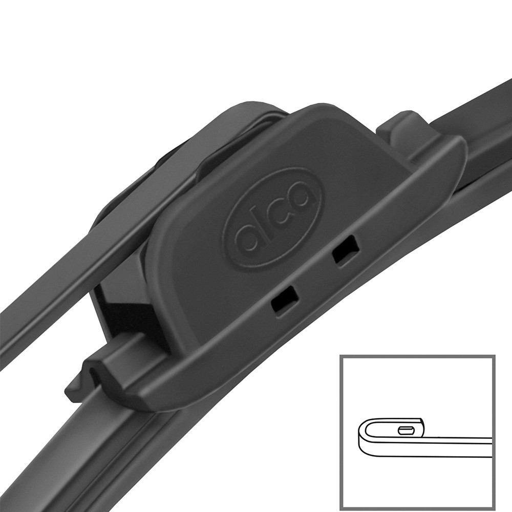 Щітка склоочисника (двірник) безкаркасна 