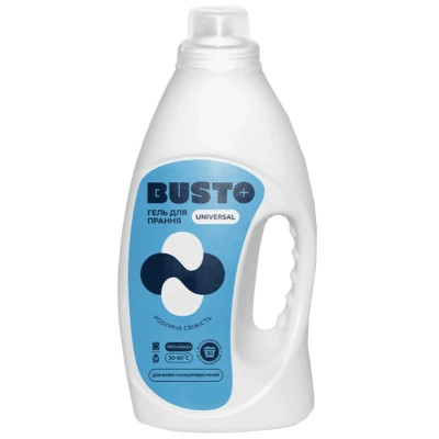 Гель для прання Busto Universal Розумна свіжість 1.5 л (4820178065429) Вінниця - фото 1