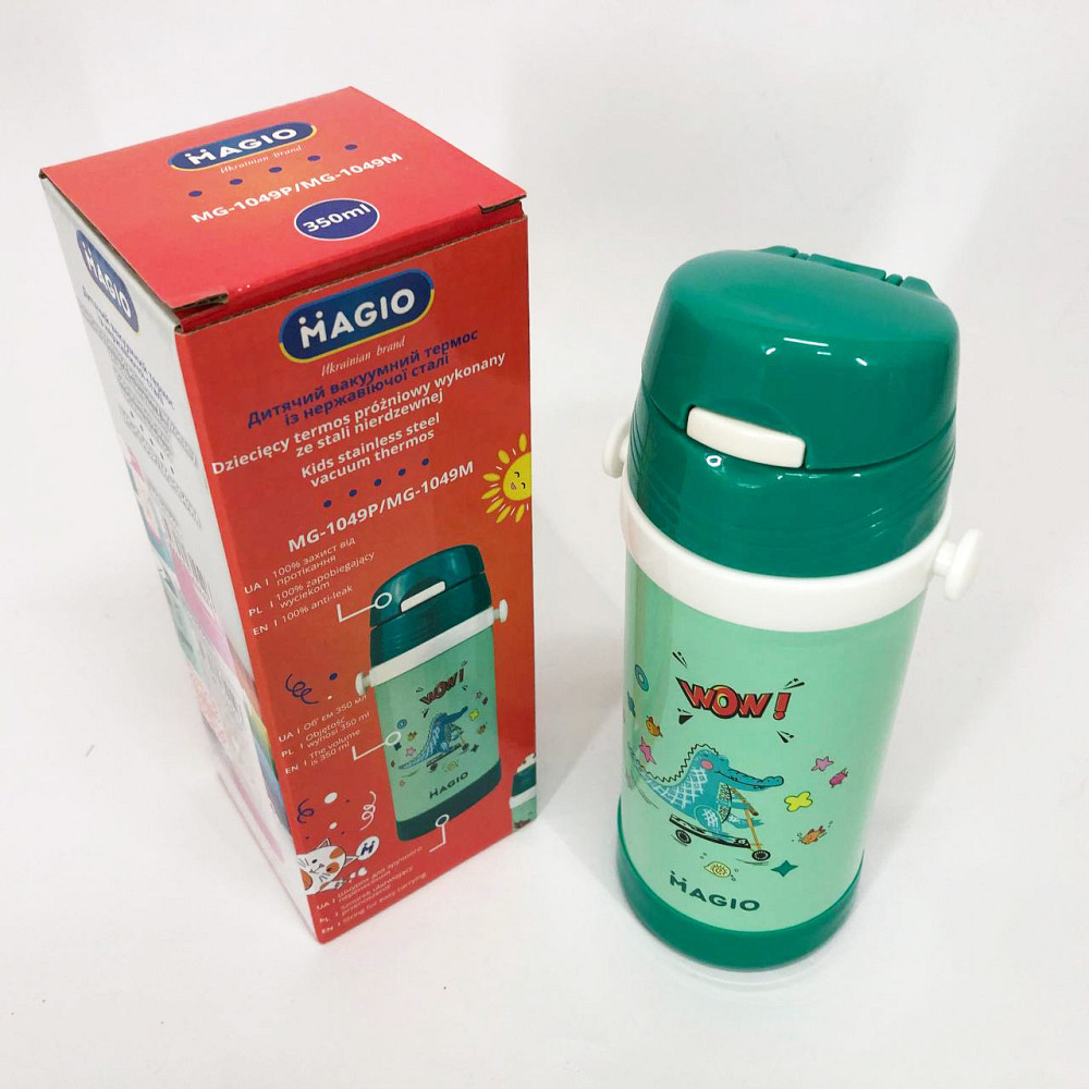Вакуумный термокружка термос Magio MG-1049M 350 мл, Термос для питьевой воды туристический QT-37 Львов - изображение 8