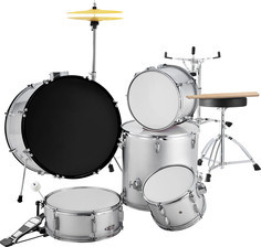 Ударна установка  SucceBuy zestaw perkusyjny dla dorosłych, 5-częściowy, 22-calowy kompletny z regulowanym tronem, statywami, Київ - фото 1