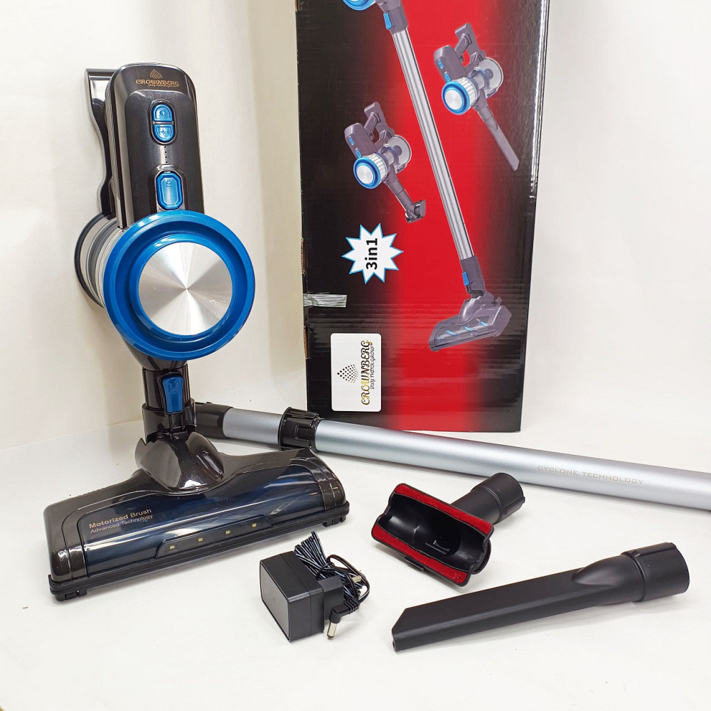 Вертикальный ручной пылесос для бытового использования Crownberg CB-674 2500Вт, Ручной пылесос для дома QW-74 Львов - изображение 7