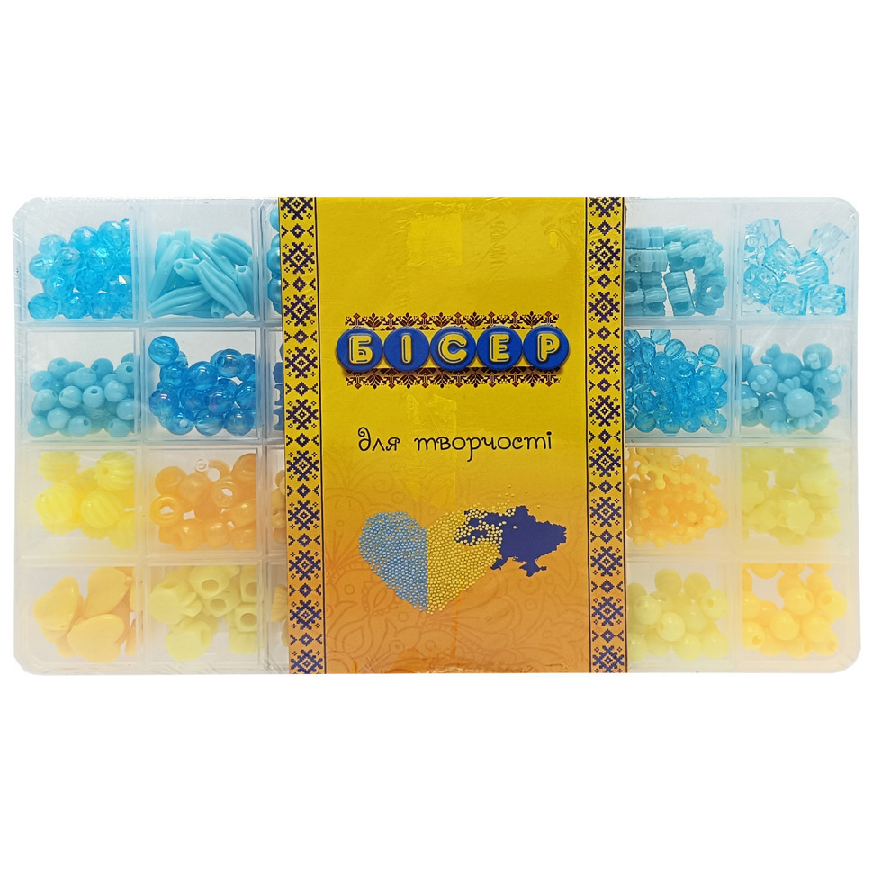 Набор бисера для изготовления креативных аксессуаров PL-15/01/03 бусины, бисер, подвески Винница - изображение 1