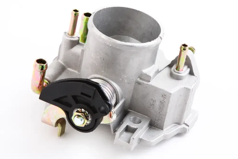 Патрубок дроссельной заслонки 2112 d 52 мм Flagmus в сборе Винница - изображение 2