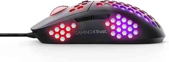 Игровая мышка Trust GXT 960 Graphine проводная, 10000 DPI, 6 кнопок, RGB, программируемая, черная, г Киев