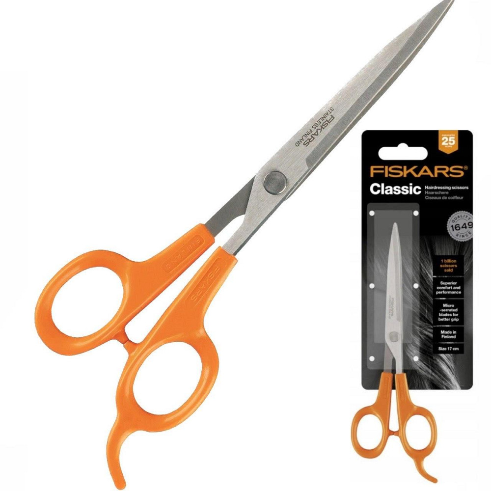 Парикмахерские ножницы для волос 17 см Fiskars 