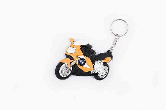 Брелок гумовий байк автомобіль Бмв (жовтий) (#YSK022) Мукачево