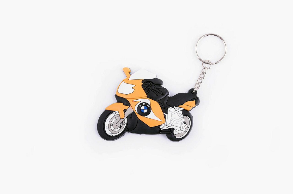 Брелок гумовий байк автомобіль Бмв (жовтий) (#YSK022) Мукачево - фото 1
