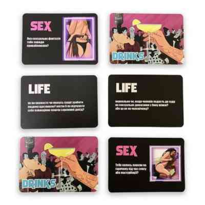 Настільна гра 18+ PLAYROOM Sex Life Drinks (ВР_SLD) Вінниця