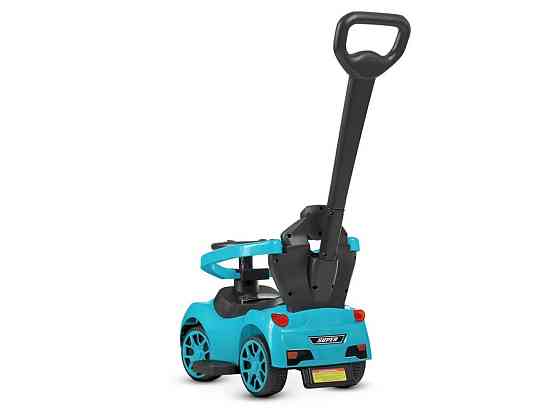 Дитяча машинка каталка толокар з ручкою SPOKO SP-608 для дітей Синій Київ