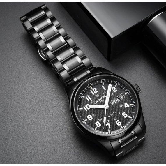 Годинник чоловічий наручний Carnival Black Jack (Чорні) Вінниця - фото 8
