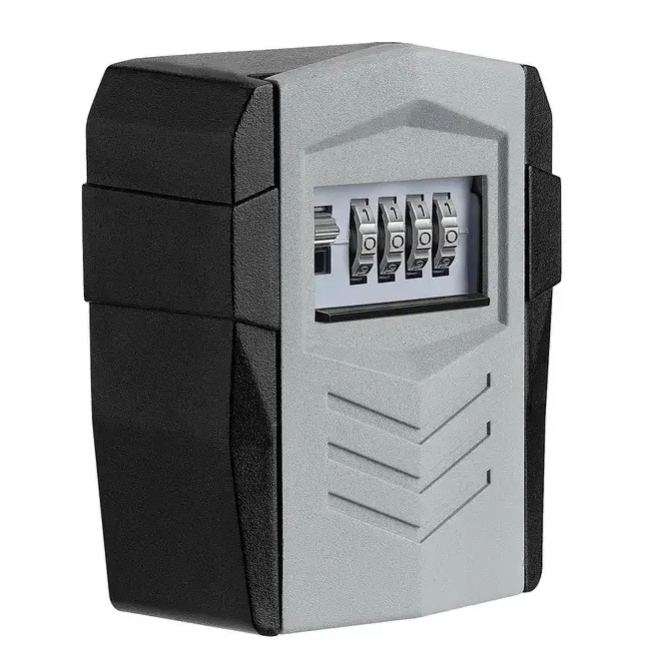 Зовнішній міні сейф Optimus CH-837 із кодовим замком (висота 120мм) Сірий Вінниця - фото 1