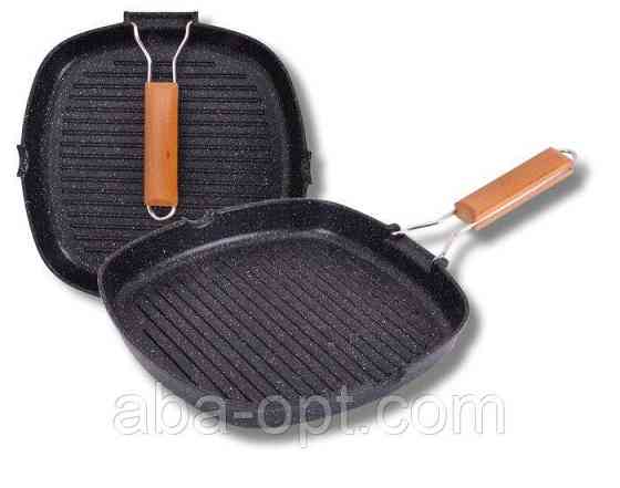 Сковорода гриль с гранитным покрытием 28 х 28 см ( шт ).Aba-Opt Одесса