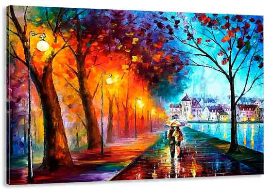 Картина холст в гостиную / спальню  Закохана пара  MLP_91 80x120 см Киев