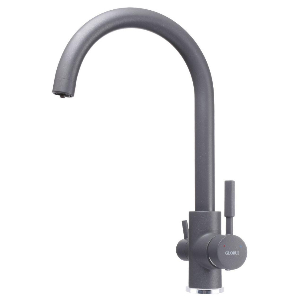 Змішувач для кухні під осмос Globus Lux LAZER GLLR-0333-3-TITANIUM (000019231) Київ - фото 3