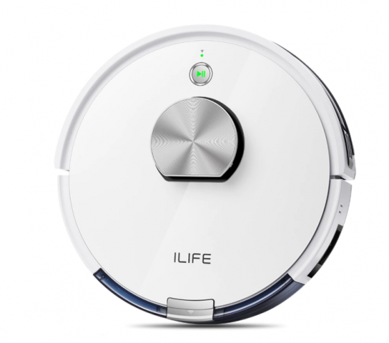 Робот-пылесос ILife L100 для сухой и влажной уборки с поддержкой Wi-Fi (Белый) Винница