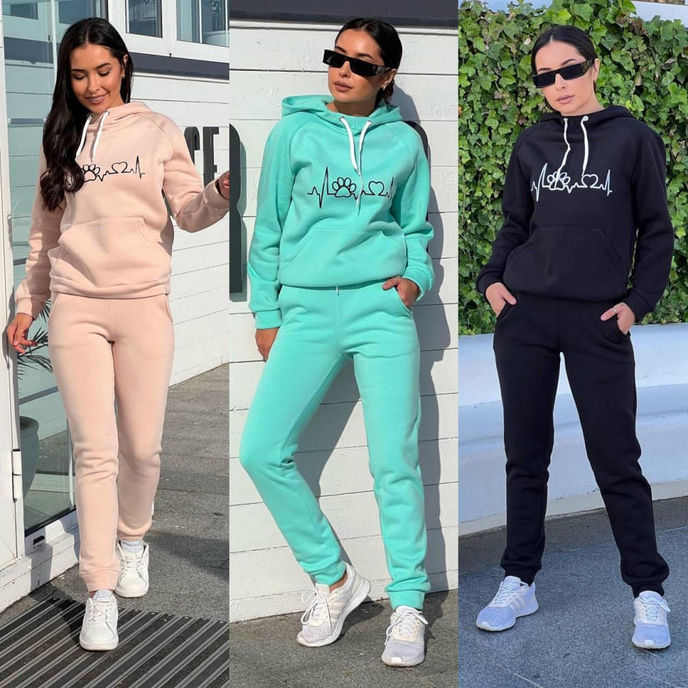 Жеский стильный спортивный костюм тринитка на флисе. 42-52р Киев - изображение 3