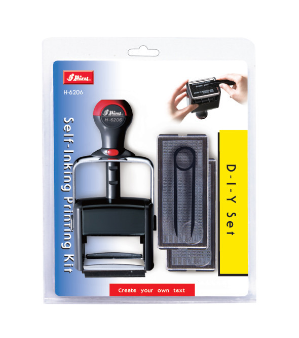 Металевий,самонабірний штамп 7-рядк, 56х33мм Київ - фото 2