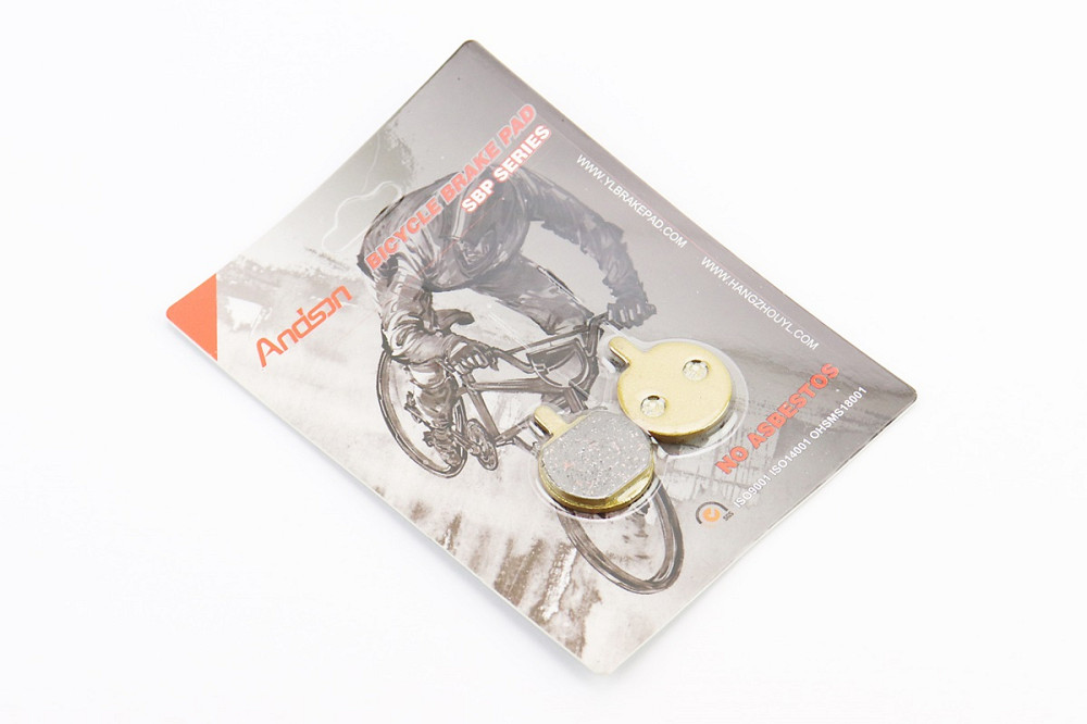 Гальмівні колодки Disk-brake (Hayes MX2,3, Sole, Artec ADC-01, JAK-5, Bolids Boli-BB2), жовті YL-1025 Київ - фото 1