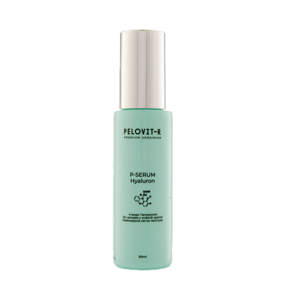 Гіалуронова сироватка для обличчя Гіалурон P-Serum (Pelovit-R) 60 мл. Харків