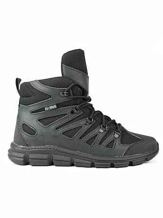 Військові черевики ГРИЗЛІ , демісезонні, чорні, утеплені, антиковзка підошва, посилена п’ята, захист від вологи Львів