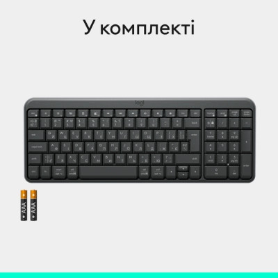 Клавиатура Logitech K250 Bluetooth UA Graphite (920-013822) Винница - изображение 8