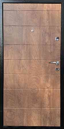 Двери квартирные, серия ЭКОНОМ модель ЭКО-1 спил дерева коньячный 860 Киев