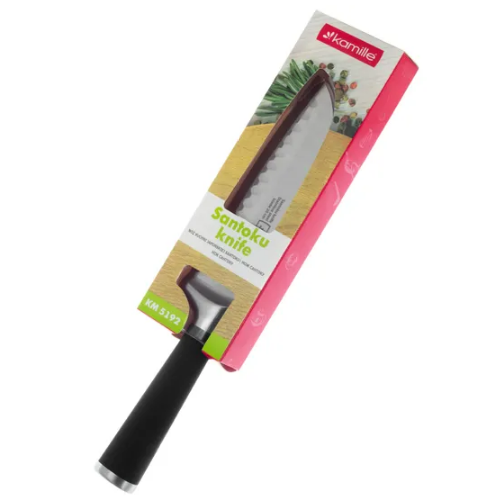 Ніж Слайсер нержавіюча сталь з порожнистою ручкою 5192 KAMILLE Житомир - фото 7