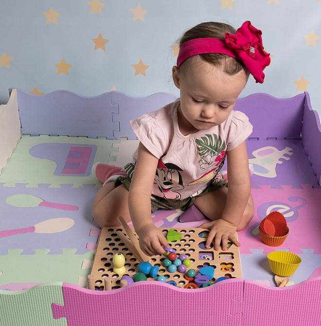 Деревянный детский пазл - бусины развивающие с удочкой Kruzzel (DU17252) Нововолынск - изображение 10