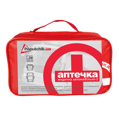 Автомобільна аптечка Poputchik 02-077-М Вінниця - фото 1