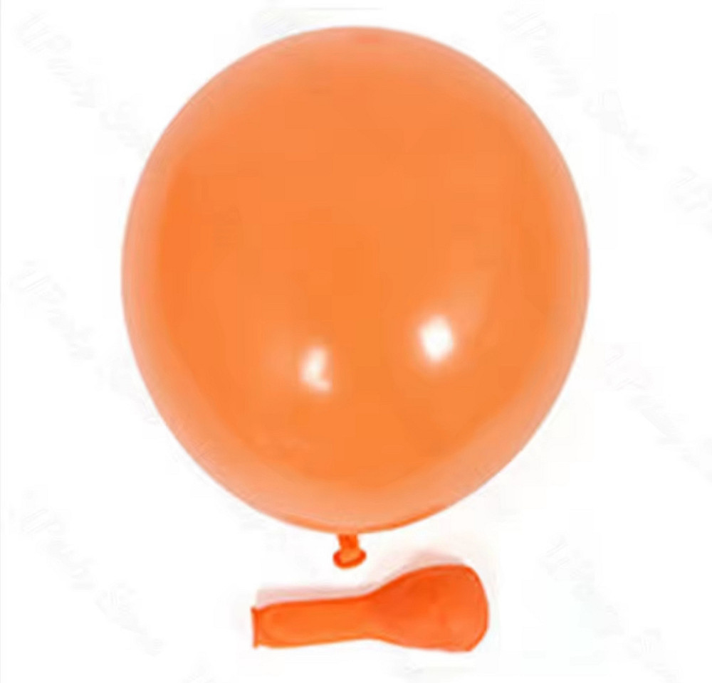 Кульки латексні жовтогарячий пастель 10' 25 см Київ - фото 1