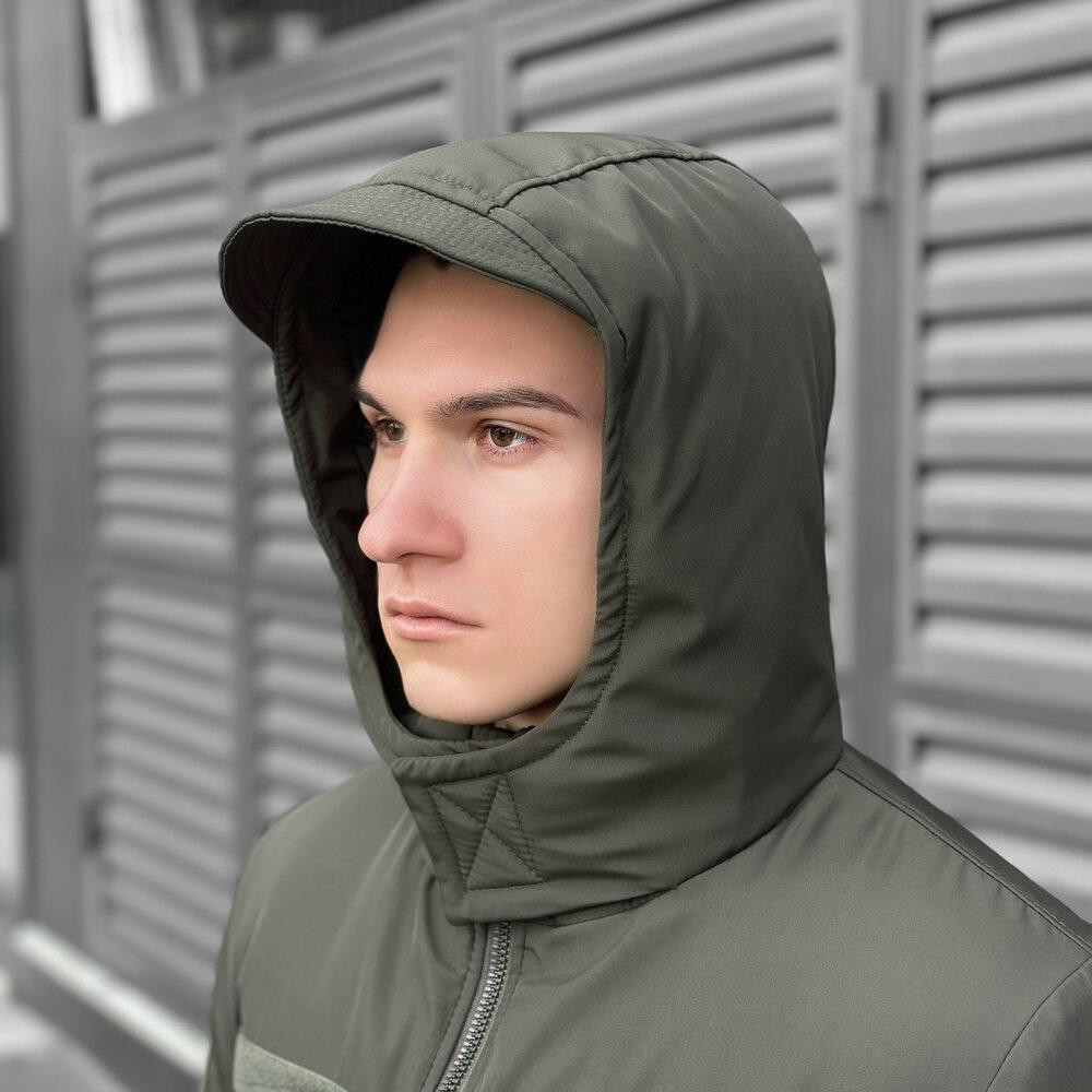 Мужская зимняя Куртка с капюшоном Pobedov Winter Jacket Motive ЗИМА Киев - изображение 6