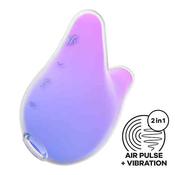 Вакуумний кліторальний стимулятор Satisfyer Mermaid Vibes Violet/Pink, 2 мотори Sex Aura Київ
