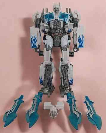 Робот Трансформер ОПТИМУС ПРАЙМ 18см Білий OPTIMUS PRIME + аксесуари. Київ