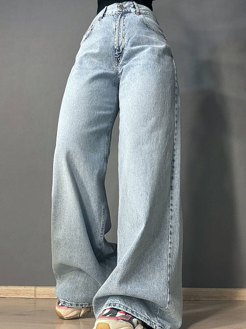 Джинсы женские Its Basic 3096-FS4 palazzo широкие голубые, голубой, 38, 38, 79 см, 103 см Киев - изображение 9