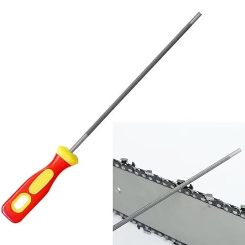 Круглий напилок 5.5 мм призначений для регулярної заточки ріжучої ланцюгової частини бензопили Київ - фото 2