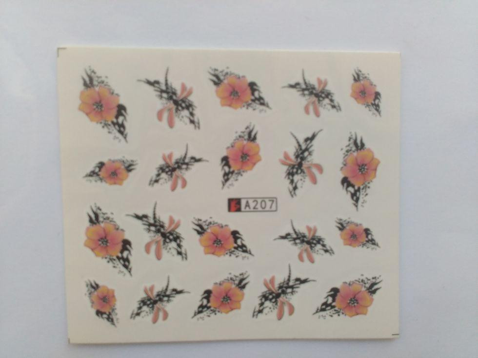 Водные наклейки для ногтей А207 Киев - изображение 1