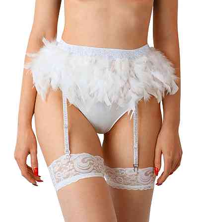 Пояс для чулок Art of Sex - Sweet Angel, размер XS-2XL, цвет белый Sex Aura Киев