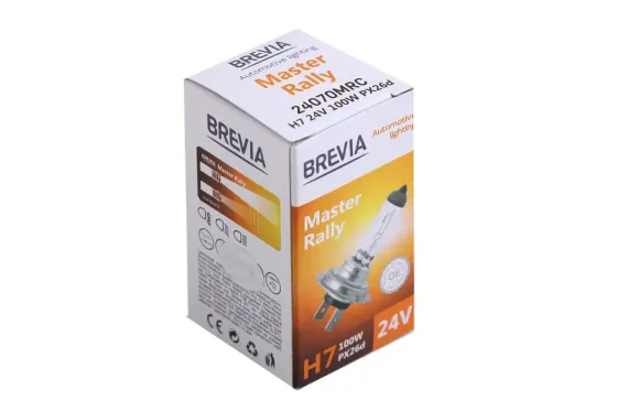 Лампа галогенная 24В  H7 Brevia 100 Master Rally Винница