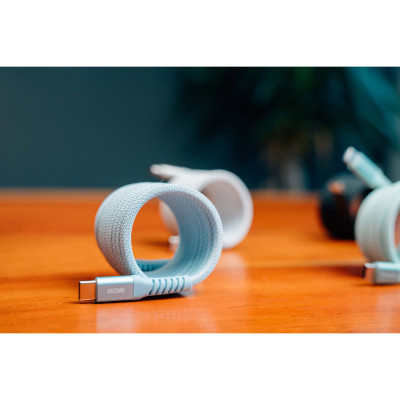 Дата кабель USB-C to USB-C 1.2m Magnetic 60W blue Verbatim (31852) Вінниця - фото 5