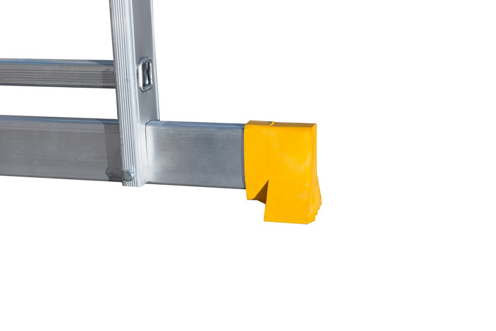 MASTERTOOL Драбина алюмінієва MASTERTOOL трисекційна комбінована 3х9 ступенів h=6200 мм max 150 Киев - изображение 2